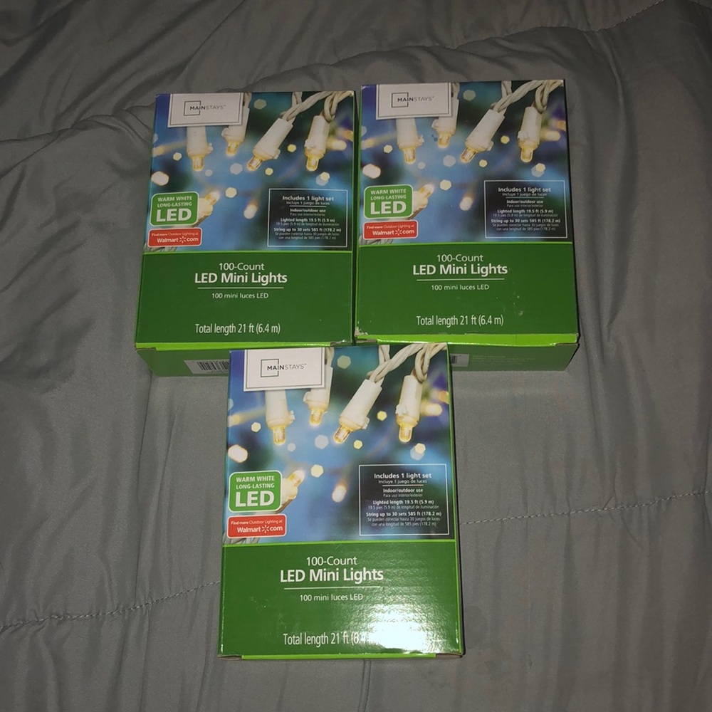 LED Mini Lights (set of 3 boxes)